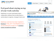 Tablet Screenshot of deskaway.com